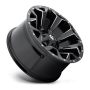 Aluminum Wheels 20X9 Assault D576 5 On 139.7/5 On 150 Gloss Black/Milled 110.3 Bore 1 Offset 8 Spoke Fuel Off Road Wheels