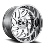 Aluminum Wheels 20X10 Triton D609 6 On 135/6 On 139.7 Chrome Plated 106.1 Bore -19 Offset Mesh Spoke Fuel Off Road Wheels