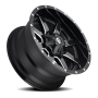 Aluminum Wheels 20X10 Maverick D610 6 On 135/6 On 139.7 Gloss Black Milled 106.4 Bore -24 Offset Fuel Off Road Wheels