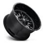 Aluminum Wheels 22X12 Stroke D611 8 On 170 Gloss Black Milled 125.1 Bore -44 Offset Fuel Off Road Wheels
