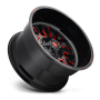 Aluminum Wheels 20X10 Stroke D612 5 On 114.3/5 On 127 Gloss Red/Milled 78.1 Bore -18 Offset Fuel Off Road Wheels