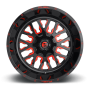 Aluminum Wheels 20X9 Stroke D612 6 On 135/6 On 139.7 Gloss Red Milled 106.3 Bore 20 Offset Fuel Off Road Wheels