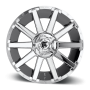 Aluminum Wheels 20X10 Contra D614 8 On 165.1 Chrome 125.2 Bore -18 Offset Multi Spoke Fuel Off Road Wheels