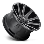 Aluminum Wheels 20X9 Contra D615 5 On 139.7/5 On 150 Gloss Black/Milled 110.3 Bore 20 Offset Multi Spoke Fuel Off Road Wheels