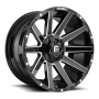 Aluminum Wheels 22X12 Contra D615 8 On 170 Gloss Black Milled 125.1 Bore -44 Offset Multi Spoke Fuel Off Road Wheels