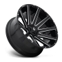 Aluminum Wheels 20X9 Contra D616 5 On 139.7/5 On 150 Matte Black Milled 110.3 Bore 1 Offset Multi Spoke Fuel Off Road Wheels