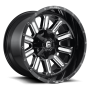 Aluminum Wheels 20X10 Hardline D620 8 On 165.1 Gloss Black Milled 125.2 Bore -18 Offset Fuel Off Road Wheels
