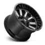 Aluminum Wheels 20X10 Hardline D620 8 On 165.1 Gloss Black Milled 125.2 Bore -18 Offset Fuel Off Road Wheels