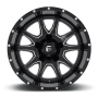 Aluminum Wheels 20X10 Vandal D627 5 On 114.3/5 On 127 Gloss Black/Milled 78.1 Bore -18 Offset 3.4 Lip Fuel Off Road Wheels