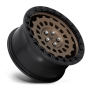 Aluminum Wheels 20X9 Zephyr D634 5 On 150 Matte Bronze W/Black Bead Ring 110.1 Bore 20 Offset Fuel Off Road Wheels