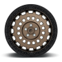 Aluminum Wheels 20X9 Zephyr D634 5 On 150 Matte Bronze W/Black Bead Ring 110.1 Bore 20 Offset Fuel Off Road Wheels