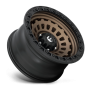 Aluminum Wheels 20X9 Zephyr D634 6 On 139.7 Matte Bronze W/Black Bead Ring 106.1 Bore 20 Offset Fuel Off Road Wheels