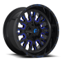 Aluminum Wheels 20X10 Stroke D645 6 On 135/6 On 139.7 Gloss Blue Milled 106.1 Bore -19 Offset Fuel Off Road Wheels