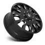 Dually Wheels 20X8.25 Blitz Dually D673 8 On 165.1 Gloss Black Milled 121.5 Bore 105 Offset Multi Spoke Front Dually Fuel Off Road Wheels