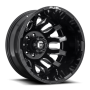 Dually Wheels 20X8.25 Blitz Dually D673 8 On 165.1 Gloss Black Milled 121.5 Bore -240 Offset Multi Spoke Outer Dually Fuel Off Road Wheels