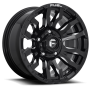 Aluminum Wheels 20X9 Blitz D673 5 On 139.7 Gloss Black Milled 78.1 Bore 1 Offset Multi Spoke Fuel Off Road Wheels