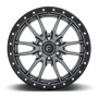 Aluminum Wheels 18X9 Rebel D680 6 On 139.7 Matte Gunmetal Gray Black Bead Ring 106.1 Bore 20 Offset Fuel Off Road Wheels
