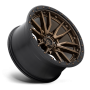 Aluminum Wheels 18X9 Rebel D681 6 On 135 Matte Bronze Black Bead Ring 87.1 Bore 1 Offset Fuel Off Road Wheels