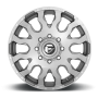 Dually Wheels 20X8.25 Blitz Dually D693 8 On 165.1 Brushed Gunmetal Gray Tinted Clear 117 Bore 105 Offset Multi Spoke Front Dually Fuel Off Road Wheels