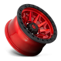 Aluminum Wheels 18X9 Covert D695 6 On 139.7 Candy Red Black Bead Ring 106.1 Bore 20 Offset Multi Spoke Fuel Off Road Wheels