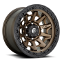 Aluminum Wheels 17X9 Covert D696 8 On 170 Matte Bronze Black Bead Ring 125.12 Bore 1 Offset Multi Spoke Fuel Off Road Wheels