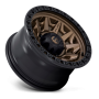 Aluminum Wheels 18X9 Covert D696 5 On 150 Matte Bronze Black Bead Ring 110.2 Bore 20 Offset Multi Spoke Fuel Off Road Wheels