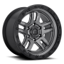 Aluminum Wheels 18X9 AMMO D701 6 On 139.7 Matte Gunmetal Gray W/Black Bead Ring 106.1 Bore 20 Offset 5 Spoke Fuel Off Road Wheels
