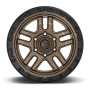Aluminum Wheels 17X9 AMMO D702 5 On 127 Matte Bronze W/Black Bead Ring 71.5 Bore -12 Offset 5 Spoke Fuel Off Road Wheels