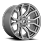 Aluminum Wheels 20X10 Rage Platinum D713 8 On 165.1 Brushed Gunmetal Gray Tinted Clear 125.1 Bore -18 Offset Fuel Off Road Wheels