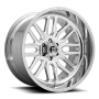 Aluminum Wheels 22X12 Ignite D721 8 On 170 High Luster Polished 125.1 Bore -43 Offset Fuel Off Road Wheels