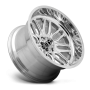 Aluminum Wheels 22X12 Ignite D721 8 On 170 High Luster Polished 125.1 Bore -43 Offset Fuel Off Road Wheels