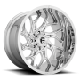 Aluminum Wheels 20X10 Runner D740 5 On 139.7 Chrome 78 Bore -18 Offset Fuel Off Road Wheels