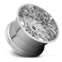 Aluminum Wheels 20X10 Runner D740 5 On 139.7 Chrome 78 Bore -18 Offset Fuel Off Road Wheels
