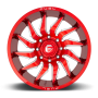 Aluminum Wheels 20X10 Saber D745 8 On 165.1 Candy Red Milled 125.2 Bore -18 Offset Fuel Off Road Wheels