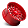 Aluminum Wheels 20X10 Saber D745 5 On 139.7 Candy Red Milled 78 Bore -18 Offset Fuel Off Road Wheels