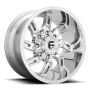 Aluminum Wheels 20X10 Lockdown D746 6 On 139.7 Chrome 106.1 Bore -18 Offset 39.9 Lbs Fuel Off Road Wheels