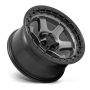 Aluminum Wheels 18X9 Block D752 5 On 127 Gunmetal Gray/Black Ring 71.5 Bore -12 Offset 6 Spoke Fuel Off Road Wheels