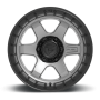 Aluminum Wheels 18X9 Block D752 6 On 139.7 Gunmetal Gray/Black Ring 106.1 Bore 20 Offset 6 Spoke Fuel Off Road Wheels