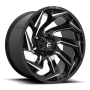 Aluminum Wheels 20X9 Reaction D753 5 On 139.7/5 On 150 Gloss Black/Milled 110.1 Bore 20 Offset Fuel Off Road Wheels