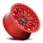 Aluminum Wheels 17X9 Trigger D758 5 On 127 Candy Red 71.5 Bore -12 Offset Fuel Off Road Wheels