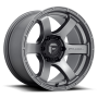Aluminum Wheels 20X9 Rush D767 6 On 139.7 Matte Gunmetal Gray 106.1 Bore 1 Offset 41 Lbs Fuel Off Road Wheels