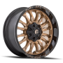Aluminum Wheels 22X12 Arc D797 8 On 170 Platinum Bronze/Black Lip 125.1 Bore -44 Offset Fuel Off Road Wheels