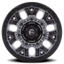 Aluminum Wheels 20X10 Traction D825 8 On 180 Gunmetal Gray/Black Ring 124.2 Bore -18 Offset Fuel Off Road Wheels