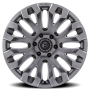 Aluminum Wheels 20X10 Quake D830 5 On 139.7 Platinum Gray 78.1 Bore -18 Offset Fuel Off Road Wheels