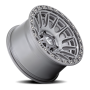 Aluminum Wheels 20X9 Cycle D833 6 On 139.7 Platinum Gray 106.1 Bore 1 Offset Fuel Off Road Wheels