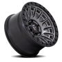 Aluminum Wheels 20X9 Cycle D835 6 On 139.7 Gunmetal Gray/Black Ring 106.1 Bore 1 Offset Fuel Off Road Wheels