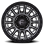 Aluminum Wheels 20X9 Cycle D835 6 On 139.7 Gunmetal Gray/Black Ring 106.1 Bore 1 Offset Fuel Off Road Wheels