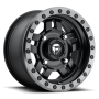 Aluminum Wheels 14X7 Anza UTV D917 4 On 136 Matte Black Beadlock 110.2 Bore 13 Offset 5 Spoke Fuel Off Road Wheels