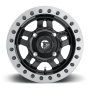 Aluminum Wheels 14X7 Anza UTV D917 4 On 136 Matte Black Beadlock 110.2 Bore 13 Offset 5 Spoke Fuel Off Road Wheels