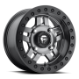 Aluminum Wheels 15X7 Anza UTV D918 4 On 136 Matt Anthracite Gray Beadlock 110.2 Bore 13 Offset 5 Spoke Fuel Off Road Wheels